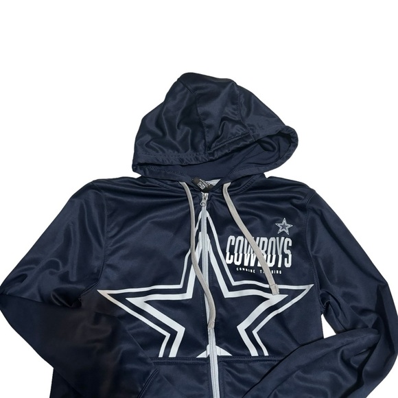 New Era Men’s Dallas Cowboys Combine Training Full Zip Jacket Hoodie Sz S - Picture 3 of 6
